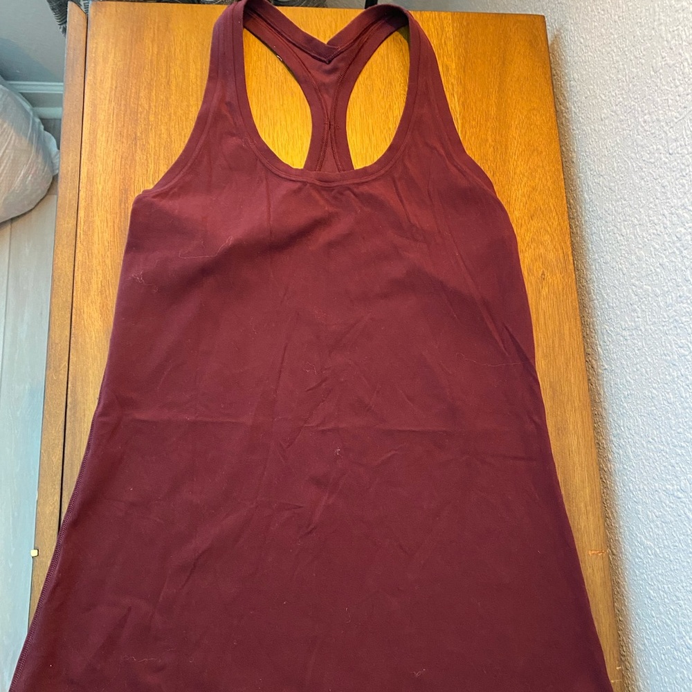Lululemon Cool Racerback Nulu tank top size 8